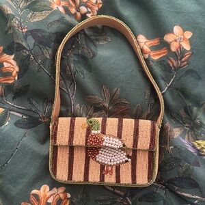 Maeve Fiona beaded Duck handbag